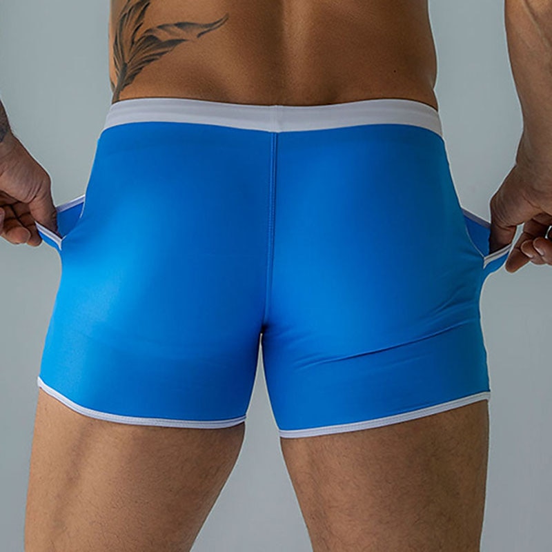 Per uomo Costumi da bagno Pantaloncini da mare Boxer da mare Pantaloncini da bagno boxer Pantaloncini Tasche Liscio Comfort Traspirante Esterno Giornaliero Per uscire Sportivo Hawaiano Nero Rosso del 2026 a $21.99 –P11