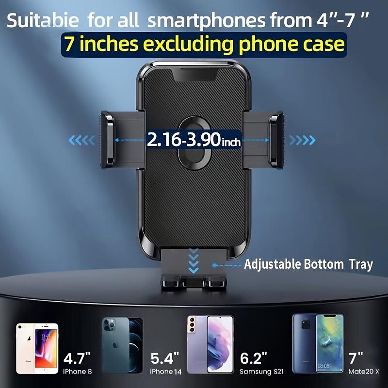 StarFire Mobile Phone Holder For Car Air Outlet 360 Degree Rotation StablePhone Mount Compatible For Android/IOS Suitable For 4-7 Inches Smart Phone Black 2025 - $17.99 –P3