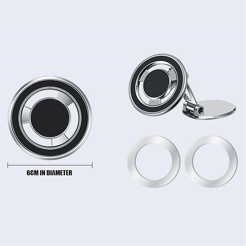 Metal Magnetic Mobile Phone Car Mount for Iphone 14 13 12 Pro Max for Magsafe Adhesive Instrument Panel Adjustable Phone Holder 2025 - $19.99 –P16