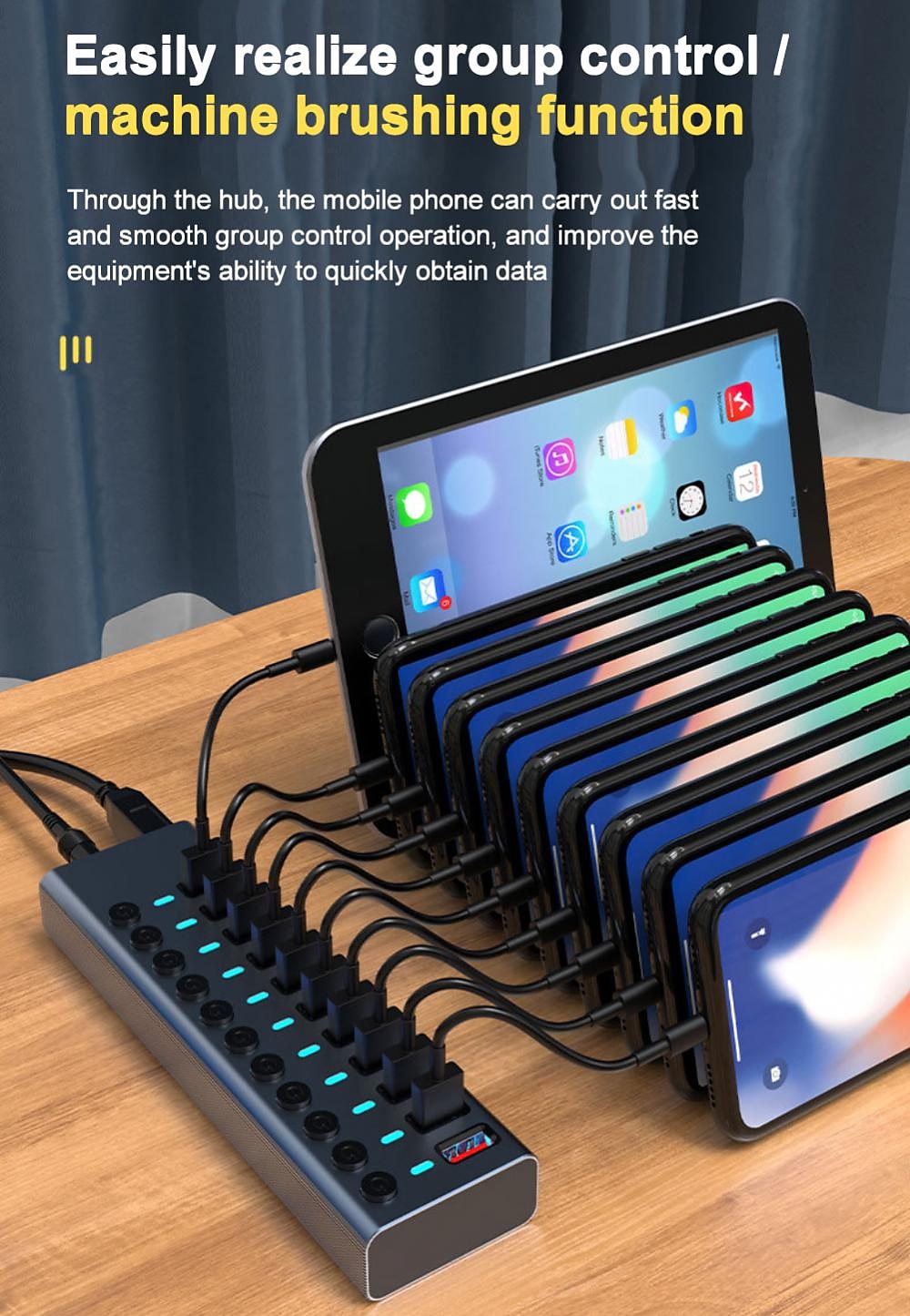 USB 3.0 HUB USB Splitter Multi Usb 3 0 Hub Several Ports With Switch Power Supply Adapter Multiple Usb 3.0 Extender Hub For Pc 2025 - $57.99 –P11