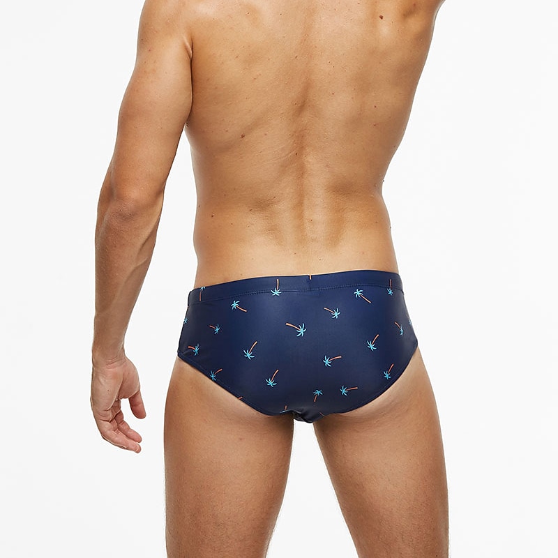 Per uomo Costumi da bagno Slip da bagno Floreale Tropicale Spiaggia Piscina Per sport Essenziale Nero Bianco del 2026 a $18.99 –P10