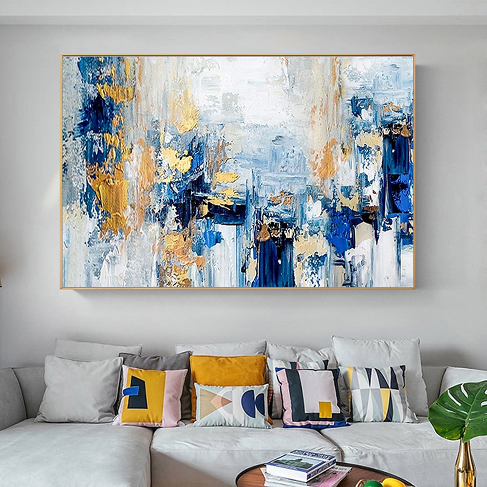 Mintura fait à la main texture épaisse peintures à l'huile sur toile art mural décoration moderne image abstraite pour la décoration intérieure roulé sans cadre peinture non étirée de 2025 ? $75.99 –P5