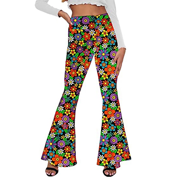 Retro Antiguo Años 60 Años 70 Pantalones Canguelo Los pantalones de campana Hippie Disfraz Mujer Ropa Cotidiana Desfile del orgullo Mes del Orgullo Adulto Pantalones 2026 - $21.99 –P10