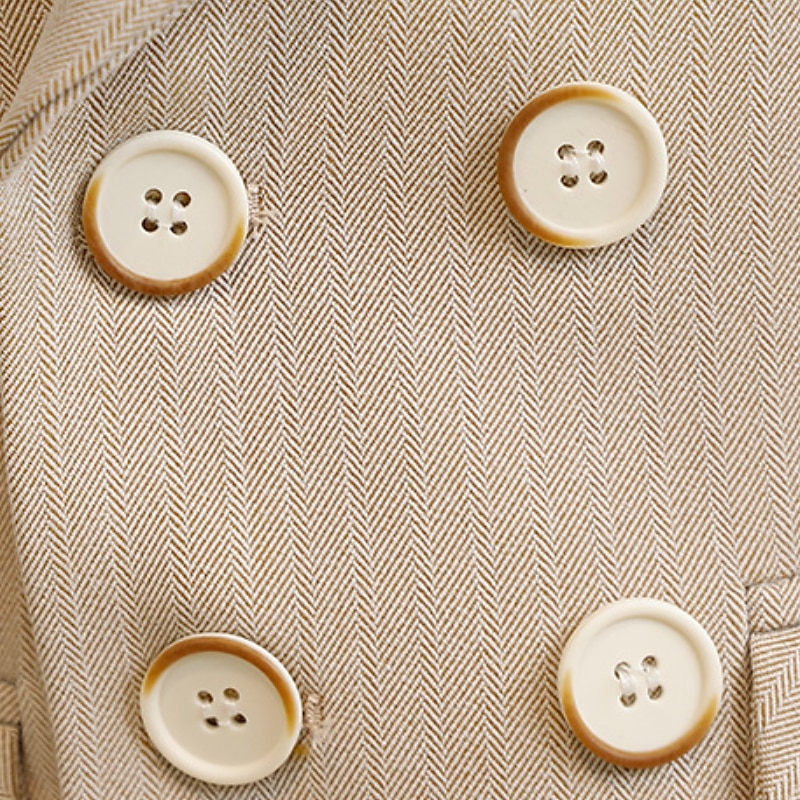 2 delar 5 rötter Ringbärarkostym Pojkar Barn Kostym Formell kostym Kostym och blazer Skjorta och byxa Ledigt Mode Dagligen Ensfärgat Beige Grå Bomull 2025 - $51.99 –P4