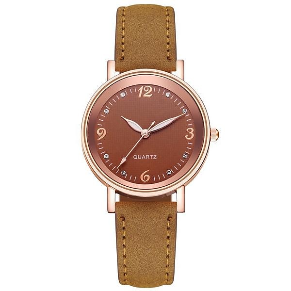 Reloj de cuarzo de lujo para mujer, reloj de pulsera de cuarzo a la moda para mujer, pulsera de color de moda diversa y concisa de gama alta para reloj informal a juego para mujer 2025 - $16.99 –P13