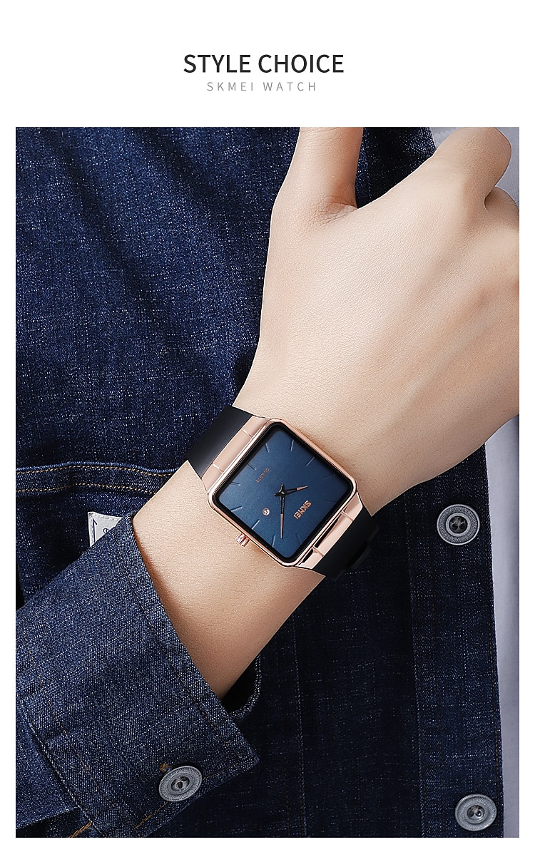 SKMEI Кварцевые Часы Подарок на День Святого Валентина для мужчин Японские Кварцевые Механизмы Часы Роскошные Большие Циферблаты Модные Аналоговые Наручные Часы Календарь 3Bar Водонепроницаемые 2026 - $22.99 –P11