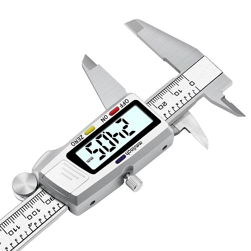 calibro con display digitale ad alta precisione 0-150 mm strumenti di misura calibro a corsoio in acciaio inossidabile in metallo del 2025 a $30.99 –P4