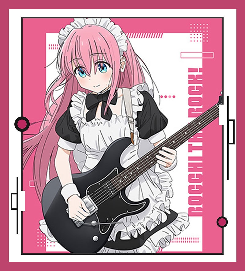 Inspired by Bocchi the Rock! Gotoh Hitori Cosplay Maid Costume Anime Cosplay Costumes Japanese Carnival Cosplay Suits Short Sleeve Costume For Women's 2025 - $62.99 –P1