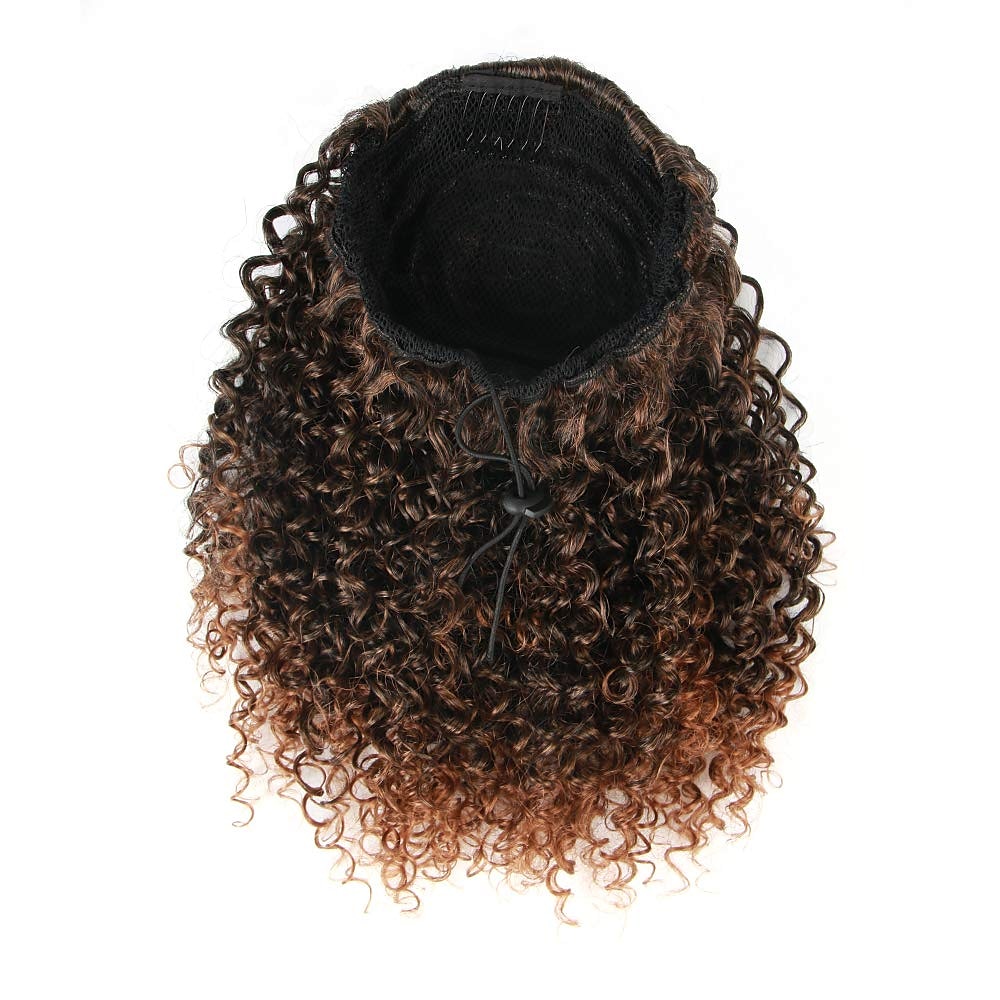 Krótki afro perwersyjne kręcone kucyk treska dla afroamerykanów przedłużanie kucyka syntetyczne afro perwersyjne kręcone kucyk dla kobiet 2025 - $21.99 -P16