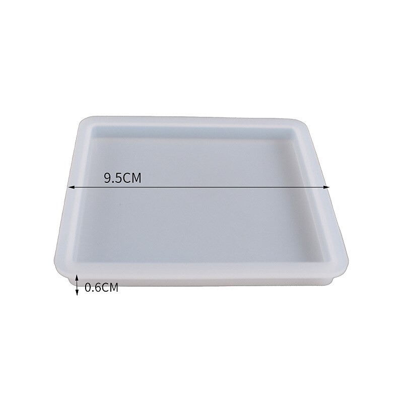 Crystal Drop Adhesive Diy Epoxy Resin Square Coaster Box Circular Coaster Box Storage Box Silicone Mirror Mold 2025 - $17.99 –P8