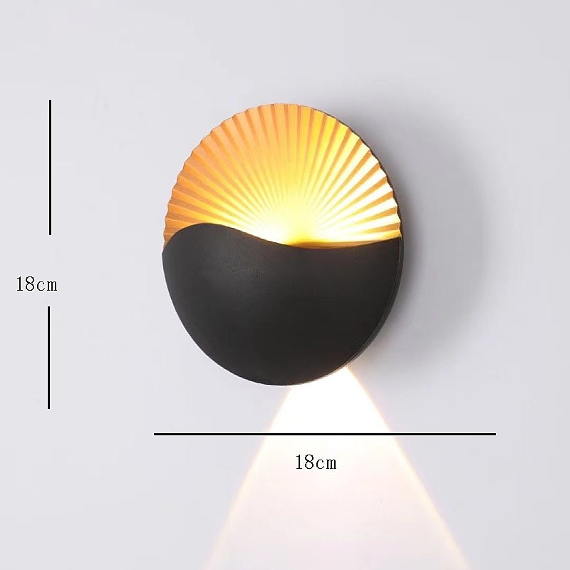 nástěnné svítidlo venkovní nástěnné světlo ip65 vodotěsné nahoru a dolů světlo moderní minimalistické schody do uličky nádvoří brána super jasné led venkovní nástěnné světlo teplé bílé 2026 - $33.99 –P6