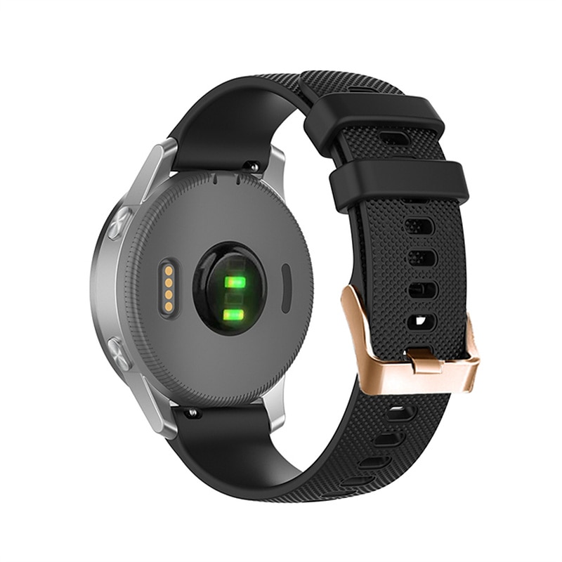 Bracelet silicone étanche 18mm 20mm pour Garmin Forerunner 265S 255S Active 5 Venu 3S 2S Sq 2 Plus Vivoactive 4S 3 Vivomove Sport, réglable de 2025 ? NZ $19.89 –P4