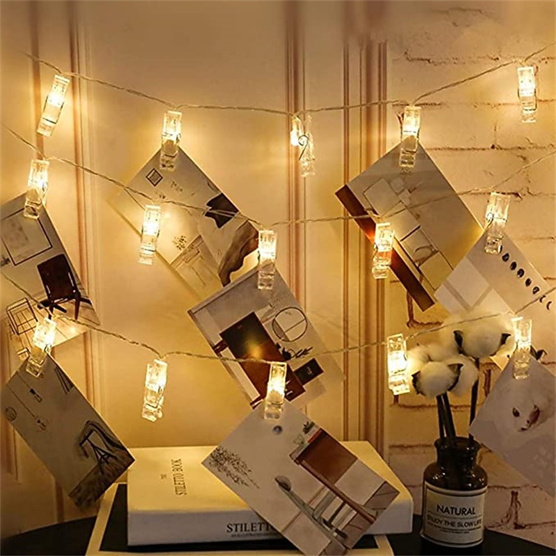 Lampki świetlne LED Oświetlenie Fotograficzne USB LED Bajkowe Lampki Zasilane Baterią Girlanda do Sypialni Domu na Imprezę Ślubną Dekoracja 2026 - $15.49 –P16
