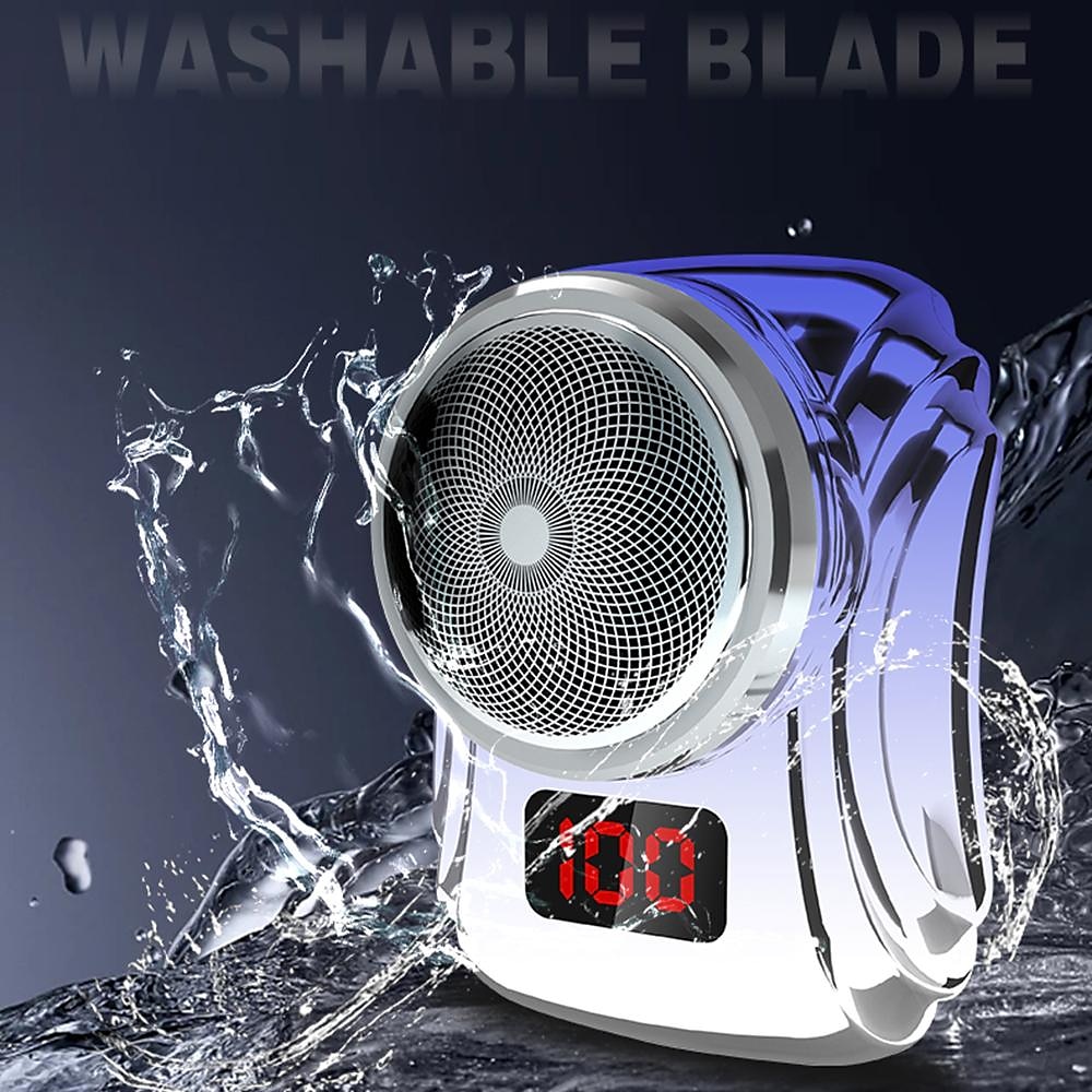 Electric Shaver USB Rechargeable Digital Display Razor Mini Portable Multifunctional Travel 0.1mm Men'S Razor Without Residue 2025 - $22.99 –P6