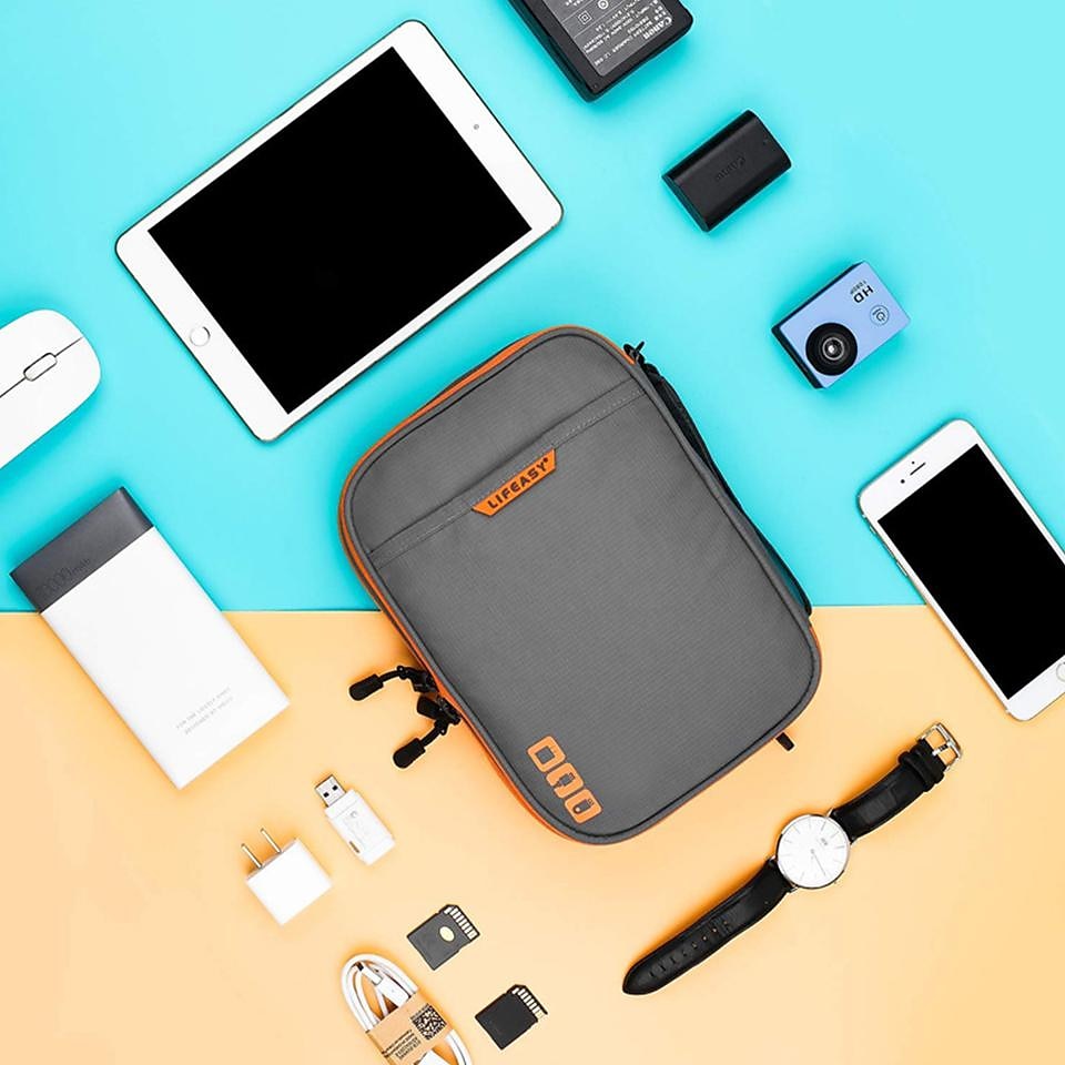 2026年 ポータブル電子アクセサリー トラベル ケース、ケーブル オーガナイザー バッグ iPad 用ガジェット キャリー バッグ、ケーブル、電源、USB フラッシュ ドライブ、充電器  コレクション – $18.99 –P11