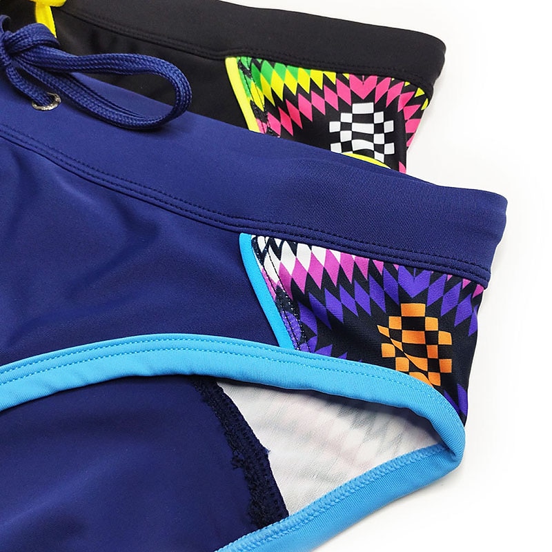 Men's Swimwear Swim Shorts Shorts Swim Briefs Print Print Comfort Breathable Outdoor Daily Going out Sports Hawaiian Black Blue 2026 - $17.49 –P13