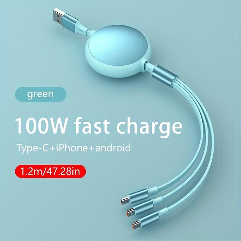 Зарядная станция 3 порта Зарядная станция с несколькими USB-разъемами Быстрая беспроводная зарядка 3 в 1 для нескольких устройств Назначение Сотовый телефон 2025 - $12.99 –P7