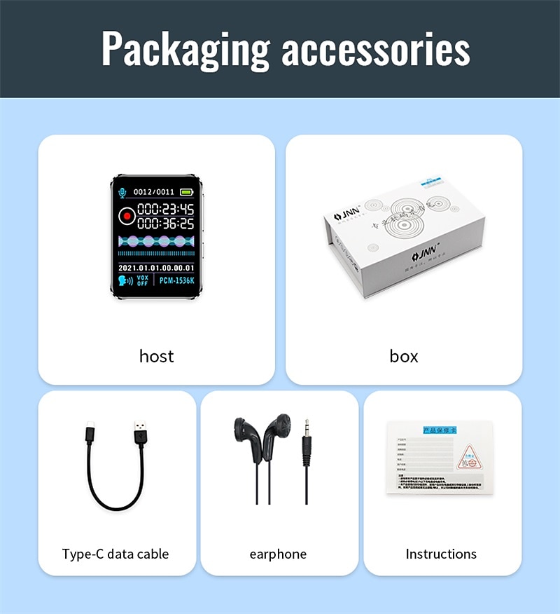 Digital Voice Recorder M28 English 128GB Portable Digital Voice Recorder 43.18 mm Android System E-Book Portable MP3 Player Audio Recorder with Playback with Noise Reduction for Business Speech 2025 - $35.99 –P19