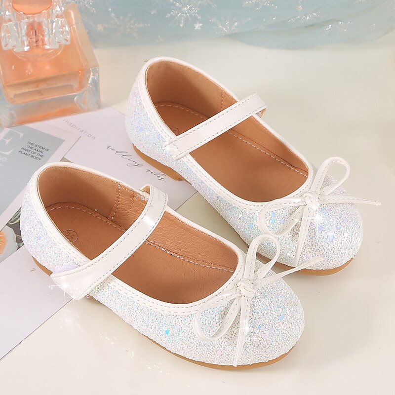 Mädchen Flache Schuhe Täglich Schuhe für das Blumenmädchen Prinzessin Schuhe Schulschuhe Glanz Tragbar Federung Atmungsaktivität Prinzessin Schuhe Kleine Kinder (4-7 Jahre) Kleinkinder (2–4 J.) 2025 - $42.99 –P4
