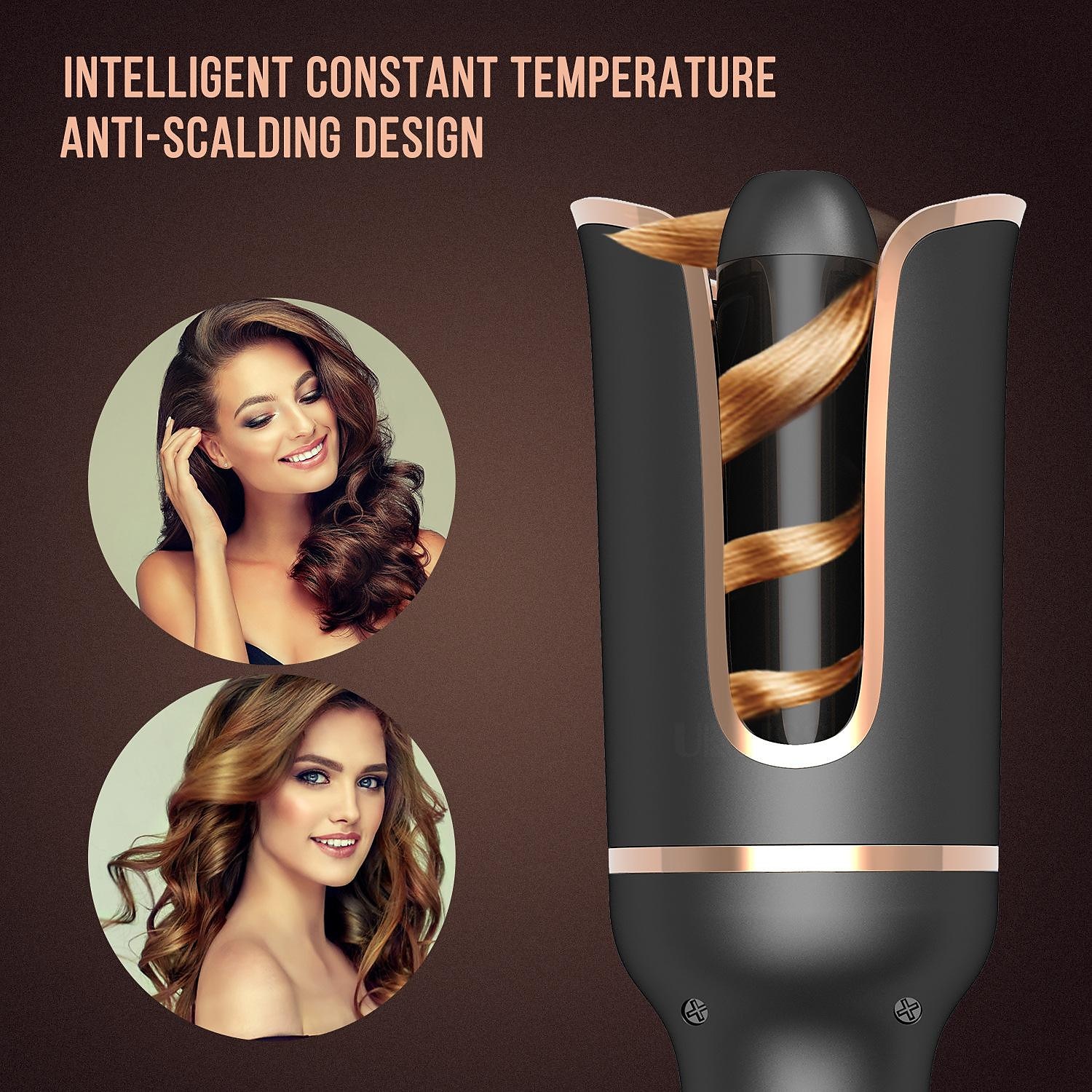 Automatic Curling Iron Professional Automatic Hair Curler with 1 Curling Iron Large Slot & Adjustable 4 Temperature & 3 Timer Dual Voltage Rotating Curling Iron with Auto Shut-Off for Hair Styling 2025 - $41.99 –P5
