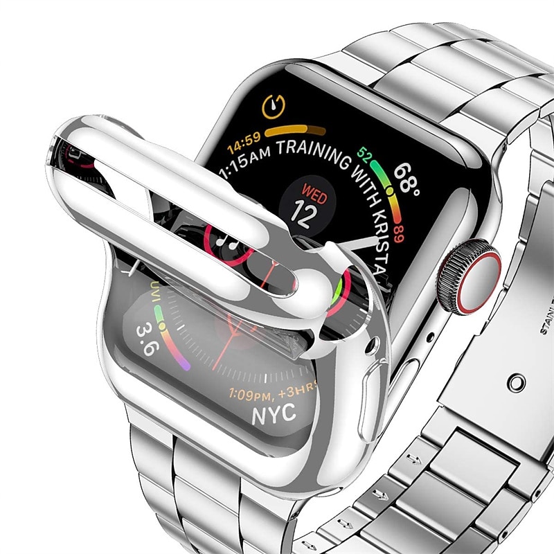 Kompatibilis valamivel Apple Watch óraszíj 38mm 40mm 41mm 42mm 44mm 45mm 49mm Case-szal Ütésálló Rozsdamentes acél Csere óraszíj mert iwatch Ultra 2 Series 9 8 7 SE 6 5 4 3 2 1 2026 - $17.99 –P6