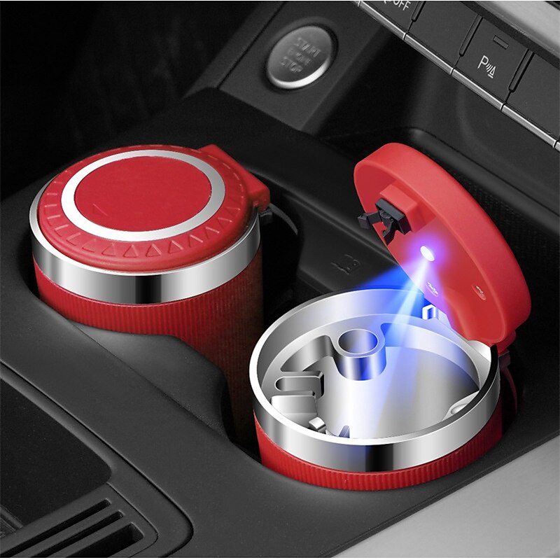 StarFire Car Ashtray Multi-functional Personalized Car Supplies General Household Portable Metal Liner Ashtray 2025 - $18.99 –P6