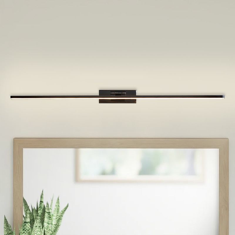 מראה led מנורת ריהוט קדמית אור לעמעום 60 ס"מ/80 ס"מ תאורת קיר נחושת 260 מעלות סיבוב לחדר שינה מודרני פשוט חדר אמבטיה מתנת לחברי משפחה ip20 2025 - $165.99 –P9