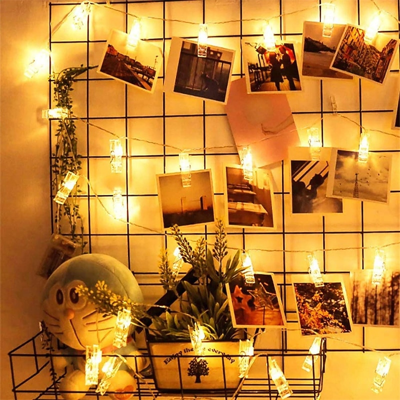 Lampki świetlne LED Oświetlenie Fotograficzne USB LED Bajkowe Lampki Zasilane Baterią Girlanda do Sypialni Domu na Imprezę Ślubną Dekoracja 2026 - $15.49 –P5
