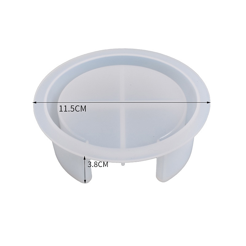 Crystal Drop Adhesive Diy Epoxy Resin Square Coaster Box Circular Coaster Box Storage Box Silicone Mirror Mold 2025 - $17.99 –P7