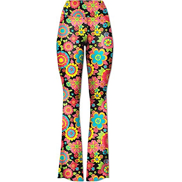 Retro Antiguo Años 60 Años 70 Pantalones Canguelo Los pantalones de campana Hippie Disfraz Mujer Ropa Cotidiana Desfile del orgullo Mes del Orgullo Adulto Pantalones 2026 - $21.99 –P2