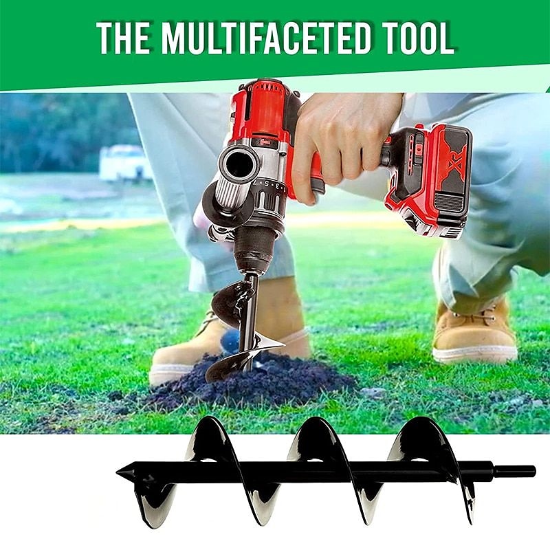 6 Sizes Garden Auger Drill Bit Tool Spiral Hole Digger Ground Drill Earth Drill For Seed Planting Gardening Fence Flower Planter 2025 - $20.99 –P4