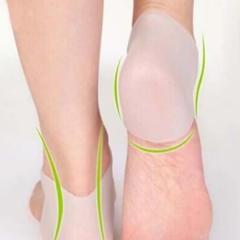 2 stks/paar voetverzorgingssokken siliconen hydraterende gel hielsokken voet huidverzorging beschermers anti kraken hiel beschermer pijnbestrijding 2026 - $9.99 –P7