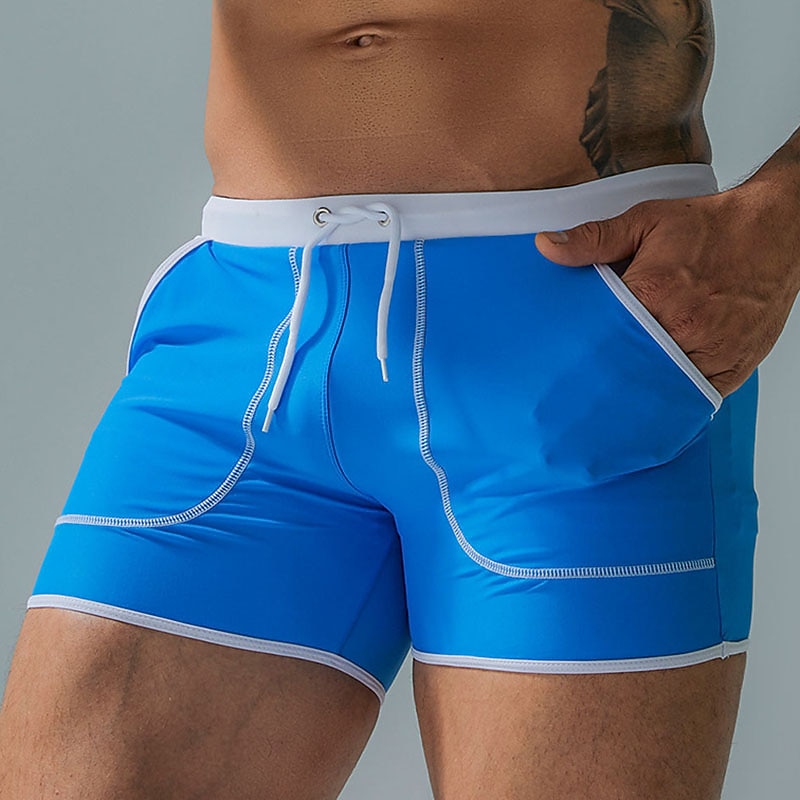 Per uomo Costumi da bagno Pantaloncini da mare Boxer da mare Pantaloncini da bagno boxer Pantaloncini Tasche Liscio Comfort Traspirante Esterno Giornaliero Per uscire Sportivo Hawaiano Nero Rosso del 2026 a $21.99 –P12