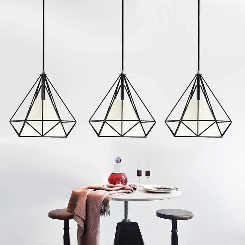 led függőlámpa 60 cm 3 fényű sputnik design csillárok étkezőbe hálószoba függőlámpák ipari festett felületek 110-240v 2025 - $229.99 –P9