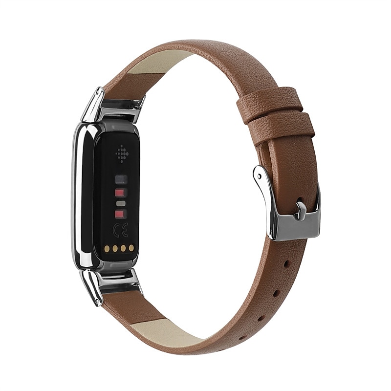 Reim til Smartklokke Kompatibel med Fitbit Luxe Ekte lær Smartklokke Stropp Justerbar Kvinner menn Sportsrem Erstatning Armbånd 2025 - $17.99 –P9