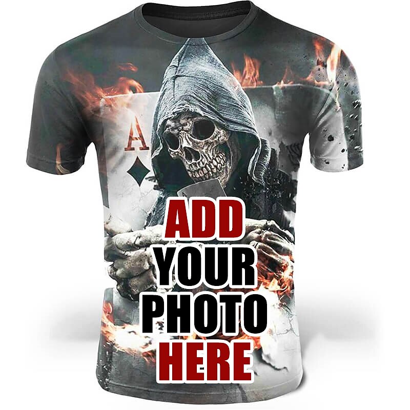 Custom T Shirt for Men Design Your Own Custom Shirts Personalized All Over Print Tee Custom Family Gifts Personalized Valentine Gift Custom Made 2025 - $16.49 –P1