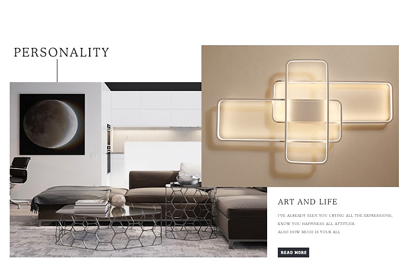 Ceiling Lights 4-Light 90 cm Dimmable Cluster Design Ceiling Lights Aluminum Silica gel Artistic Style Modern Style Novelty Painted Finishes Black/White/Gold 110-240V 2025 - $143.99 –P2
