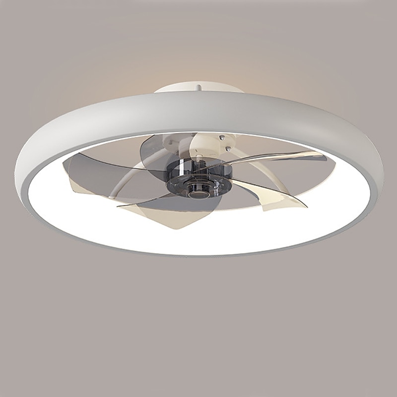 Ceiling Fans with Lights Flush Mount Low Profile Indoor Ceiling Fan,21" Dimmable Bladeless Ceiling Fans with Remote Control,Smart 3 Colors 6 Speeds Reversible 2025 - $230.29 –P13