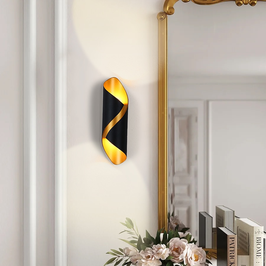 مصباح حائط LED خارجي 10 وات 800 لومن ألومنيوم خارجي IP65 مقاوم للماء مصباح غسالة حائط الحديقة ، شمعدان حائط ديكور للشرفة ac85-265v 3000k 6000k أسود / أبيض 2025 - $49.99 –P9