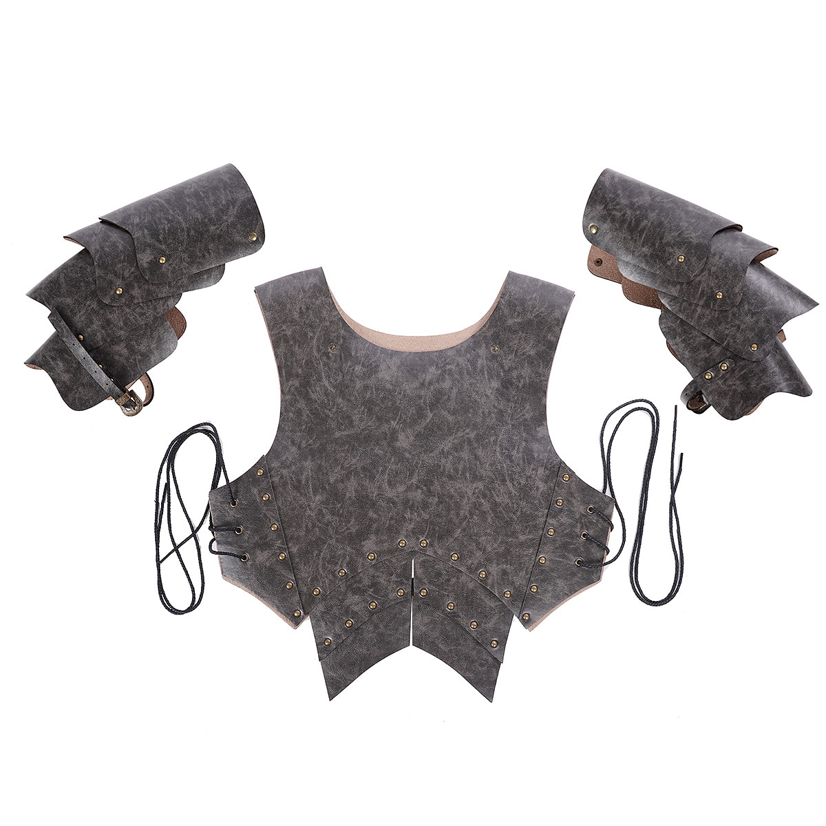 Retro / vintage Punk & goottilainen Keskiaika Cosplay-Asut Aseet ja haarniskat Chemise Ritari Viikinki Outlander Kelttiläinen ritari Kilpityttö Yhtenäinen Naamiaispuku Miesten Viikinki Suoritus 2026 - $52.99 –P4