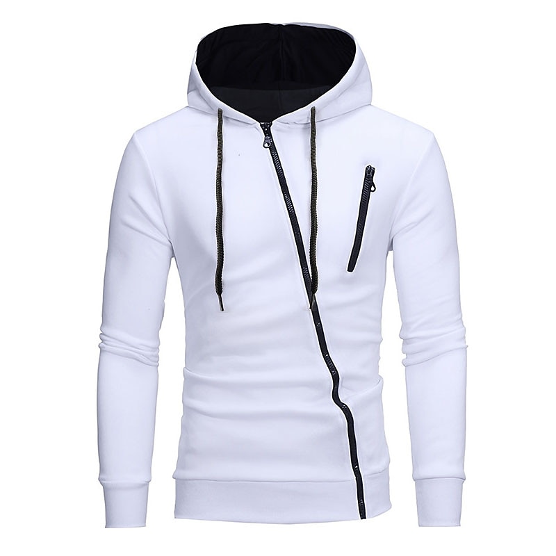 Per uomo Felpe con cappuccio e zip Nero Bianco Grigio Con Cappuccio Semplice Sport & Outdoor Quotidiano Sportivo Stampa a caldo Abbigliamento Sportivo Essenziale Casual Primavera & Estate del 2026 a $15.49 –P1