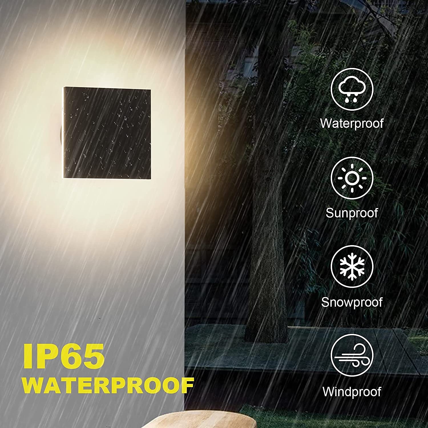 LED Outdoor/Indoor Wall Light IP65 Waterproof 5.9" Acrylic Aluminum 18W 3000-6000K Wall Lighting 1500-1600lm AC85-265V 2026 - $61.99 –P9