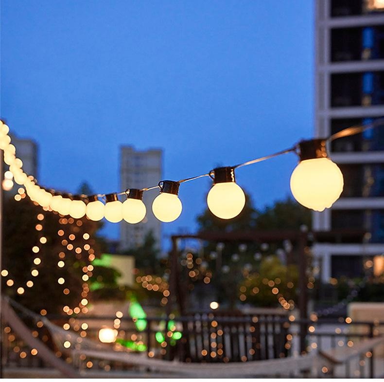 уличный фонарь для кемпинга струнные большие лампочки 5m-20leds 6.5m-30leds водонепроницаемые антираздавленные светодиодные лампочки открытый задний двор садовое крыльцо декоративный светильник для палатки терраса лампа 2026 - $22.99 –P5