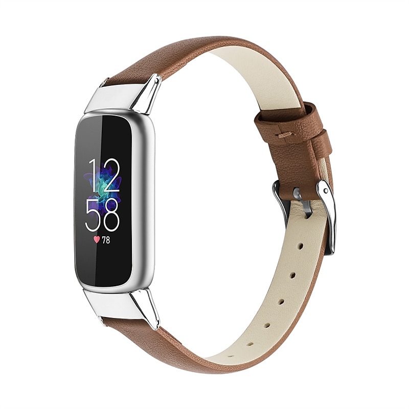 Reim til Smartklokke Kompatibel med Fitbit Luxe Ekte lær Smartklokke Stropp Justerbar Kvinner menn Sportsrem Erstatning Armbånd 2025 - $17.99 –P4