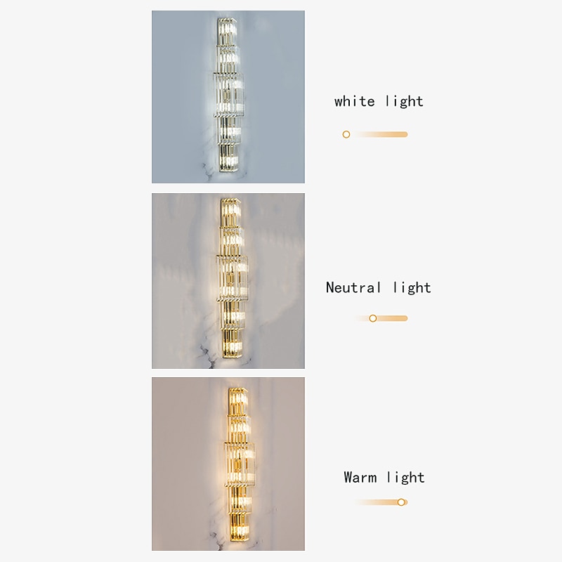 led-licht luxe kristallen wandlamp hotelproject betaling ktv gang decoratie villa duplex gebouw model kamer woonkamer lampen lamp niet inbegrepen 2026 - $376.09 –P10
