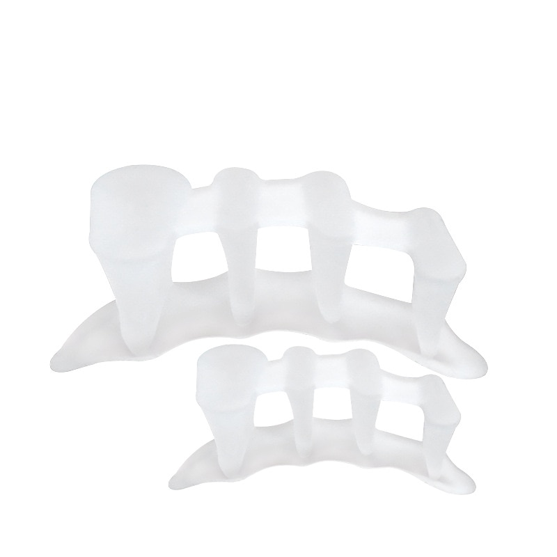 Silicone Thong Sandal Toe Flip Big Toe Spreader Cushion Bunion Pads Hard Silicone Toe Finger Separator 3 Hole Hallux Valgus Orthopedic Spacers Bunion Overlapping Hammer Foot Corrector 2025 - $9.99 –P7