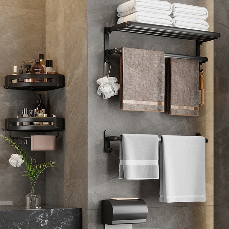 Porta asciugamani bagno nero . Porta asciugamani bagno nero del 2025 a $39.99 –P7