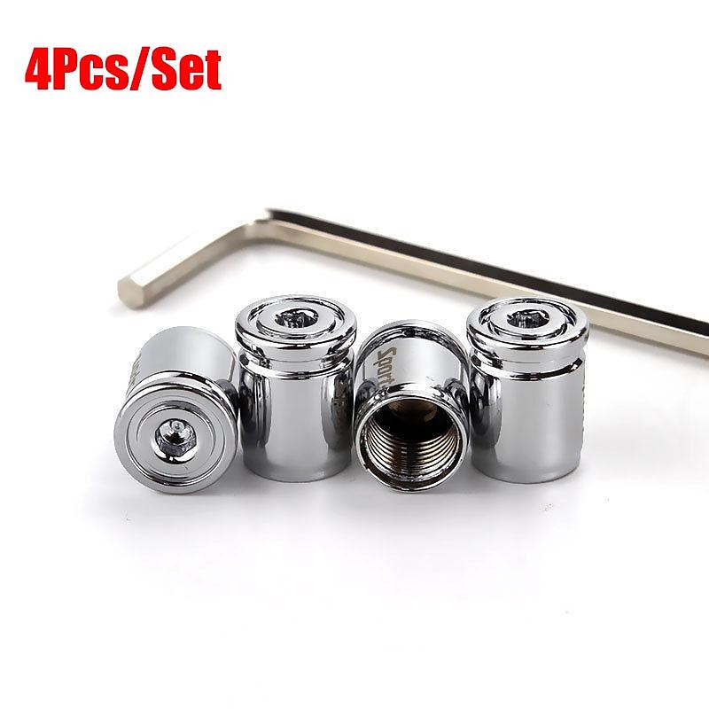 StarFire 4pcs Anti-Theft Tire Valve Caps - Sport Style Zinc Alloy Valve Stem Covers, Dust Proof and Decorative for Wheels 2025 - $11.99 –P10