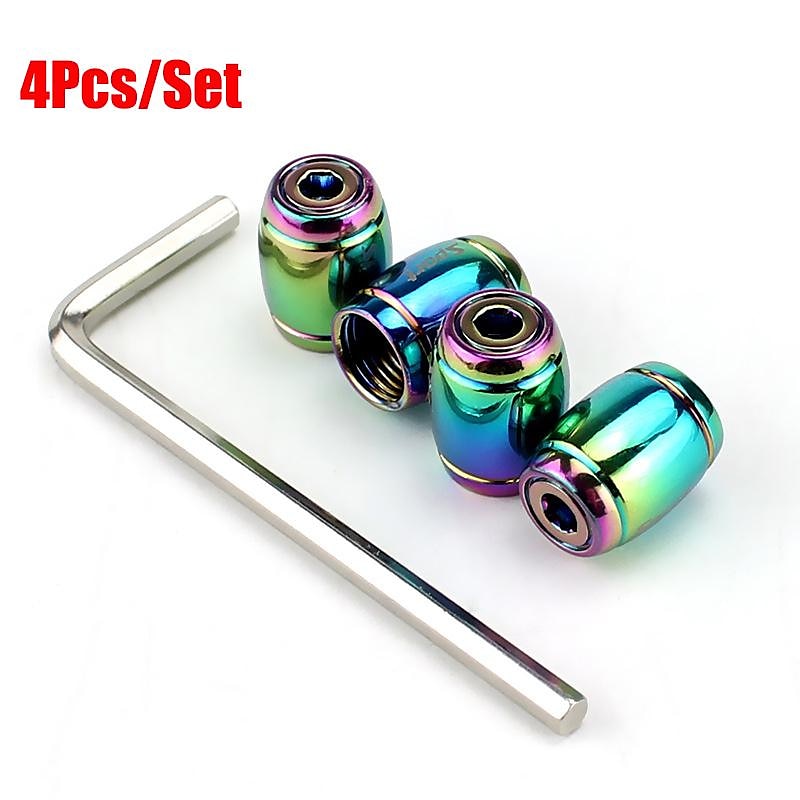 StarFire 4pcs Anti-Theft Tire Valve Caps - Sport Style Zinc Alloy Valve Stem Covers, Dust Proof and Decorative for Wheels 2025 - $11.99 –P7