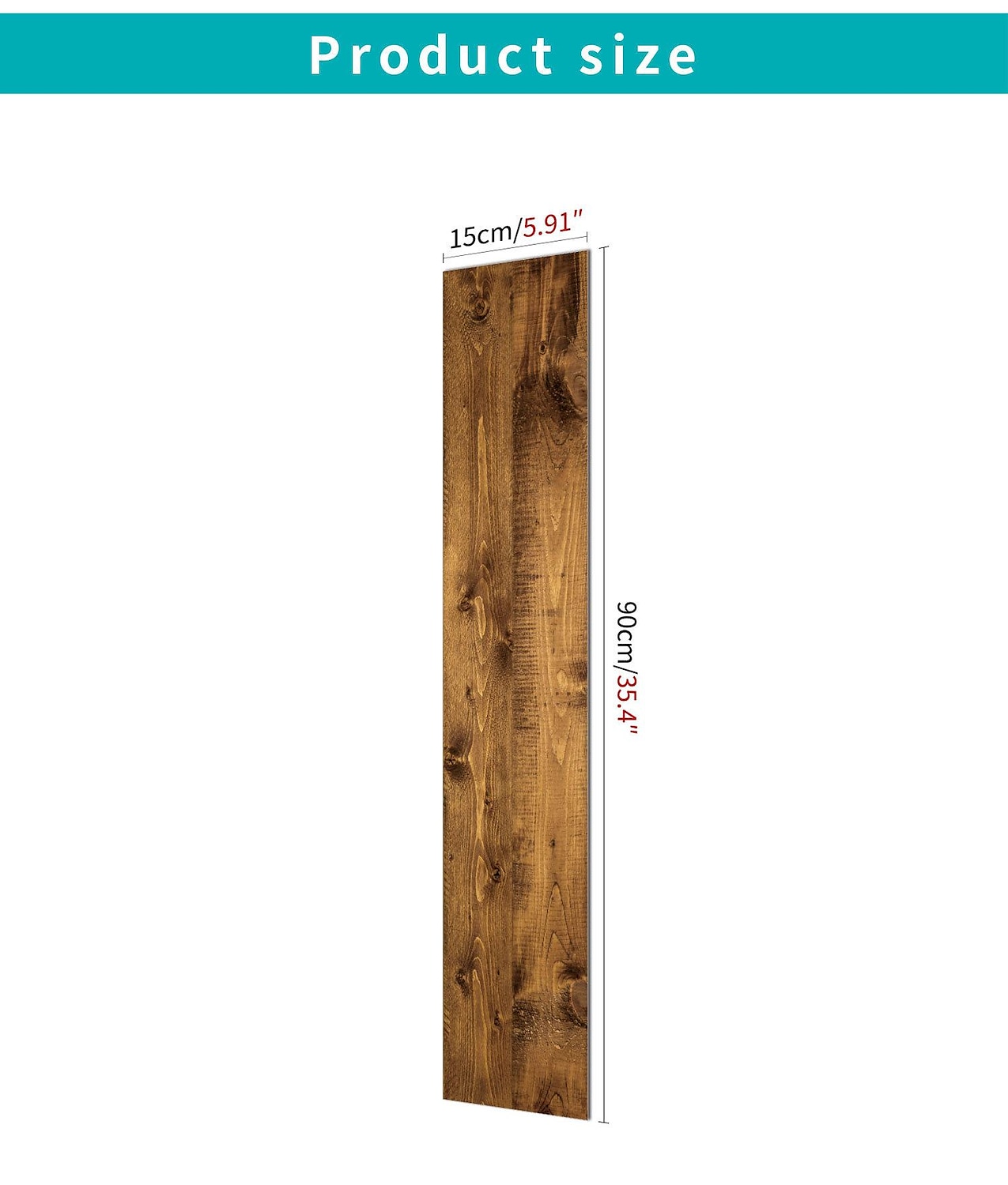 carta da parati per pavimenti in legno adesivo da parete buccia e bastone pvc autoadesivo per decorazioni per la casa casa soggiorno camera da letto adesivi per rinnovamento piastrelle pavimento impermeabile 15x90cm / 6''x35.4'' del 2025 a $7.99 –P1